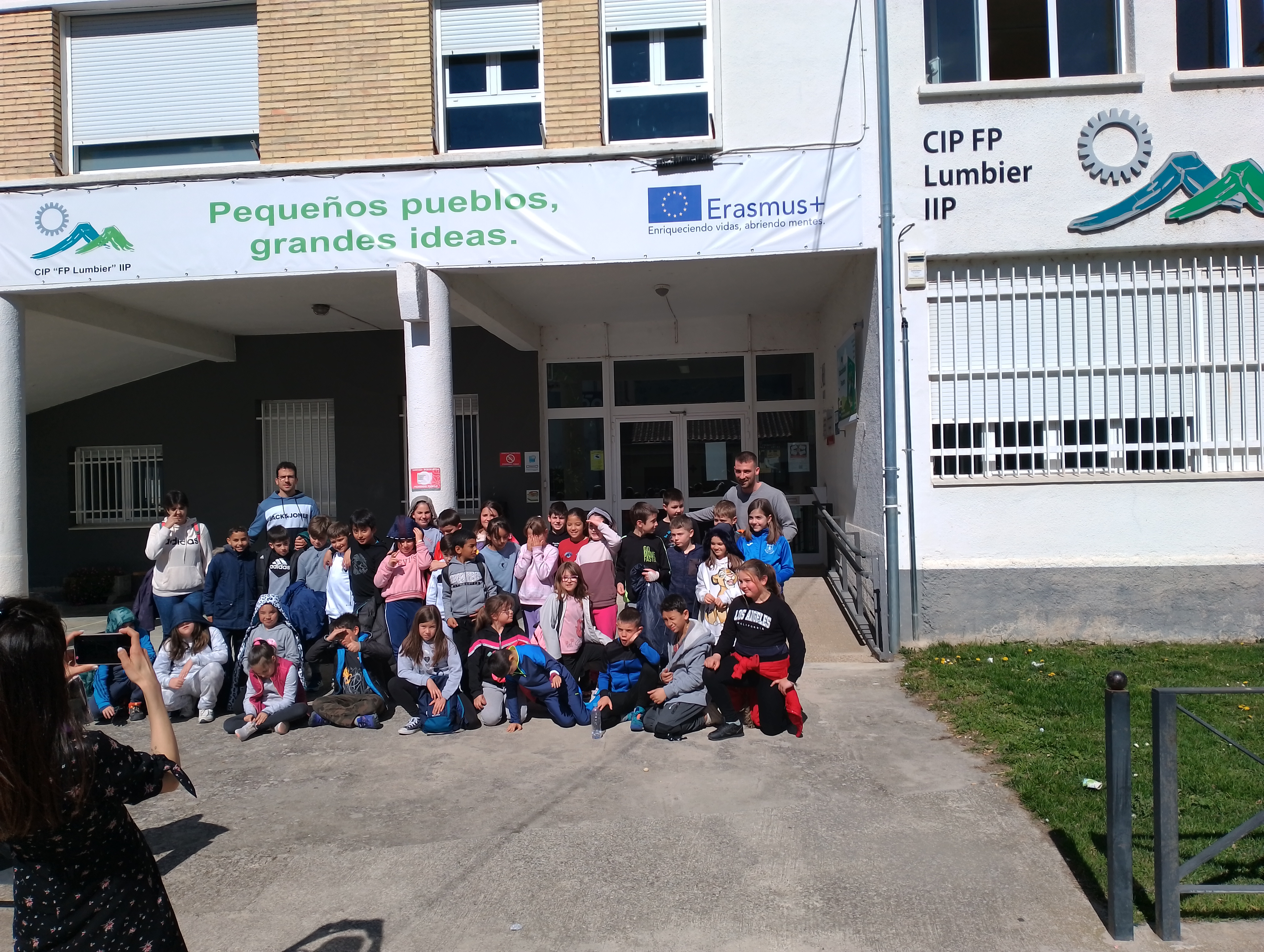 Visita del alumnado de 3º y 4º de Lumbier, Cáseda y Aibar el pasado 16 de marzo.